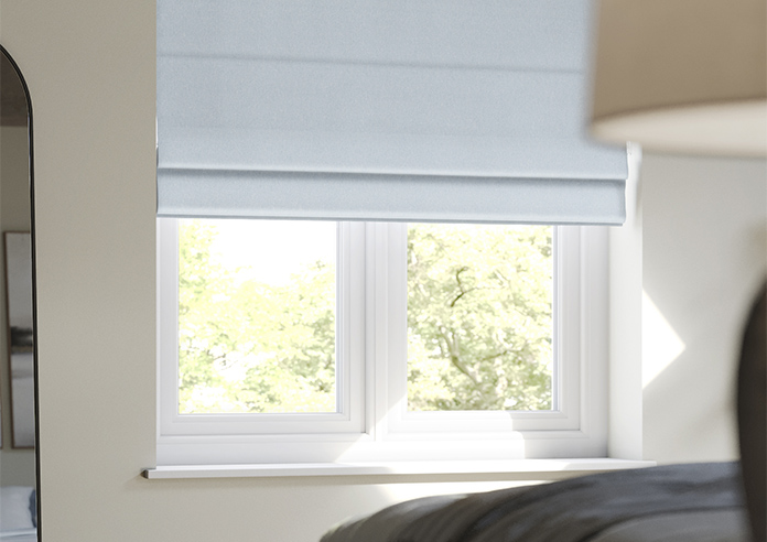 Harris, Arctic Blue - Roman Blind - Image 5